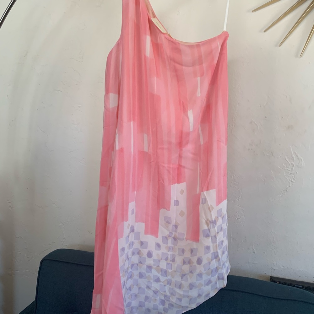 Maeve Pink Avalonne Silk Dress